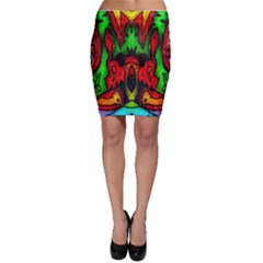 Faces Bodycon Skirts by MRTACPANS