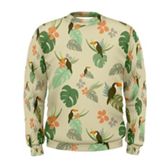 Tropical Garden Pattern Men s Sweatshirt by TastefulDesigns