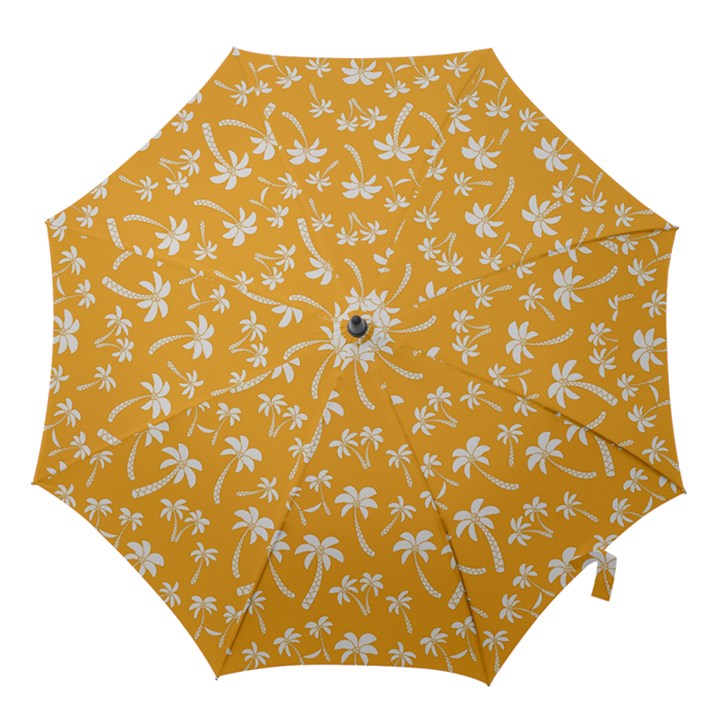 Summer Palm Tree Pattern Hook Handle Umbrellas (Medium)