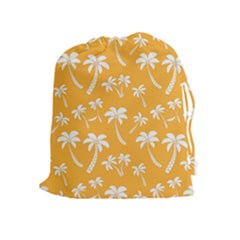 Summer Palm Tree Pattern Drawstring Pouches (extra Large) by TastefulDesigns