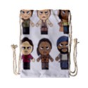 The Walking Dead   Main Characters Chibi   Amc Walking Dead   Manga Dead Drawstring Bag (Small) View1