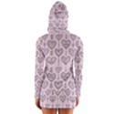 Sketches Ornamental Hearts Pattern Women s Long Sleeve Hooded T-shirt View2