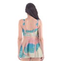 Two Pink Flamingos Pop Art Skater Dress Swimsuit View2