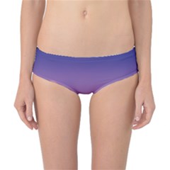 Abstract Tropical Birds Purple Sunset  Classic Bikini Bottoms