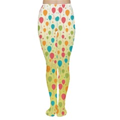 Colorful Balloons Backlground Women s Tights by TastefulDesigns