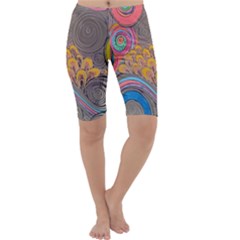 Rainbow Passion Cropped Leggings  by SugaPlumsEmporium