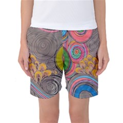 Rainbow Passion Women s Basketball Shorts by SugaPlumsEmporium