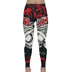 Dark Owl Yoga Leggings  by DryInk