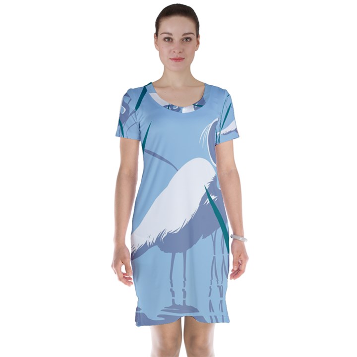 Egret Short Sleeve Nightdress