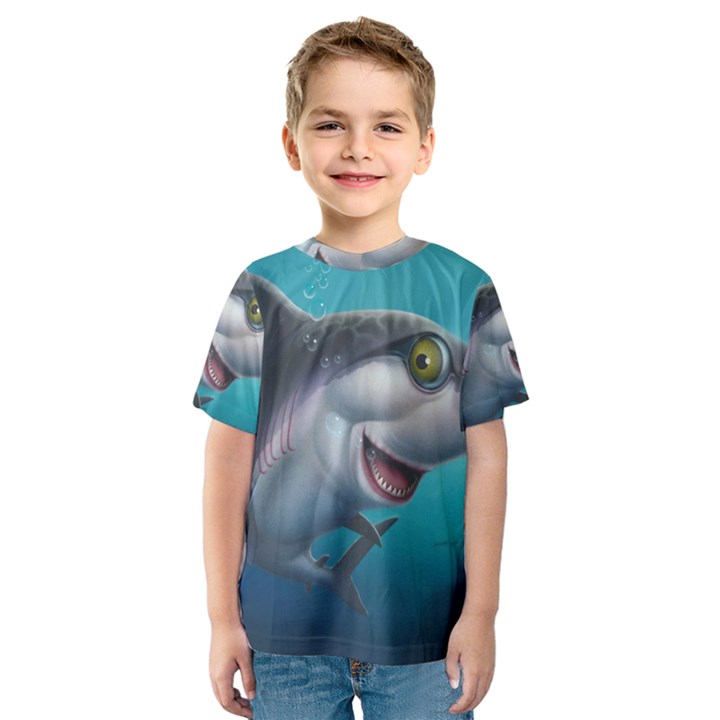 Sharky  Kid s Sport Mesh Tee