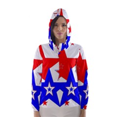 The Patriot 2 Hooded Wind Breaker (women) by SugaPlumsEmporium