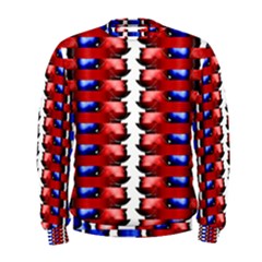 The Patriotic Flag Men s Sweatshirt by SugaPlumsEmporium