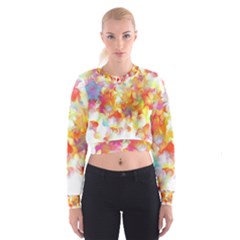 Hawaiian Flair Women s Cropped Sweatshirt