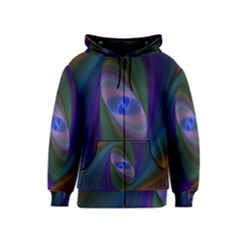 Eye Of The Galactic Storm Kids  Zipper Hoodie by StuffOrSomething