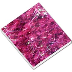 Festive Hot Pink Glitter Merry Christmas Tree  Small Memo Pads