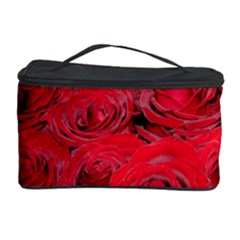 Red Love Roses Cosmetic Storage Cases by yoursparklingshop