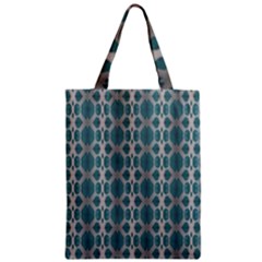 Tropical Blue Abstract Ocean Drops Zipper Classic Tote Bag by yoursparklingshop