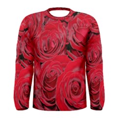 Red Roses Love Men s Long Sleeve Tee by yoursparklingshop