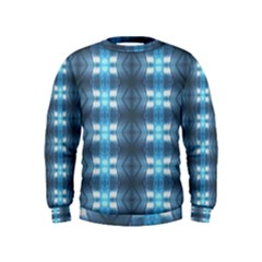 Blue Diamonds Of The Sea 1 Kids  Sweatshirt