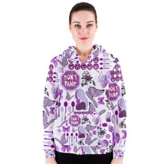 Fms Mash Up Women s Zipper Hoodie by FunWithFibro