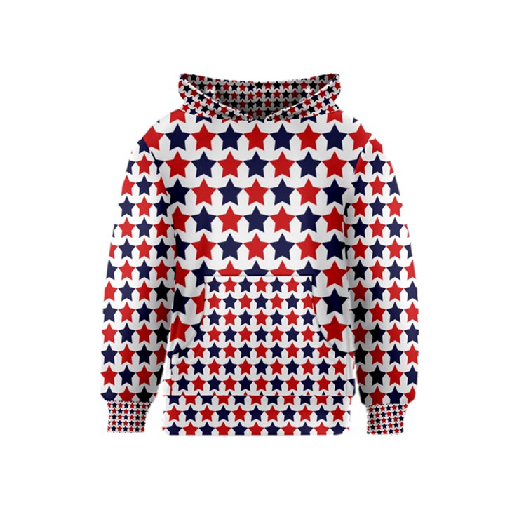 Patriot Stars Kids  Pullover Hoodie