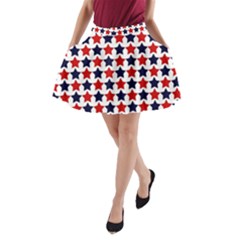 Patriot Stars A-line Pocket Skirt by StuffOrSomething