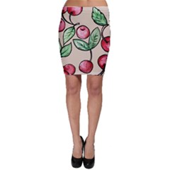 Cherry Pattern Bodycon Skirts by BubbSnugg