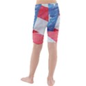 Folded American Flag Kid s Mid Length Swim Shorts View2