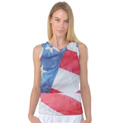Folded American Flag Women s Basketball Tank Top by StuffOrSomething