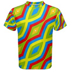 Colorful Chains                    Men s Cotton Tee by LalyLauraFLM