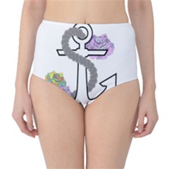 2 Combo Flowersa  High-Waist Bikini Bottoms