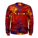 Conundrum Iii, Abstract Purple & Orange Goddess Men s Sweatshirt View1