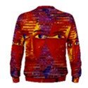 Conundrum Iii, Abstract Purple & Orange Goddess Men s Sweatshirt View2