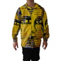 Conundrum II, Abstract Golden & Sapphire Goddess Hooded Wind Breaker (Kids) View1