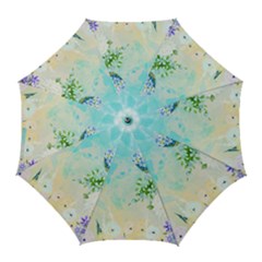 Watercolor Fresh Flowery Background Golf Umbrellas by TastefulDesigns