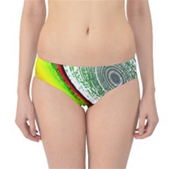 Orange Nebulae Hipster Bikini Bottoms