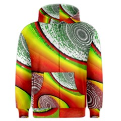 Orange Nebulae Men s Zipper Hoodie