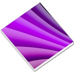 Gentle Folds Of Purple Small Memo Pads by FunWithFibro