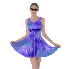 Flowers Cornflower Floral Chic Stylish Purple  Skater Dress