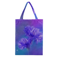 Flowers Cornflower Floral Chic Stylish Purple  Classic Tote Bag