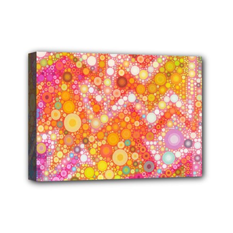 Sunshine Bubbles Mini Canvas 7  X 5  by KirstenStar