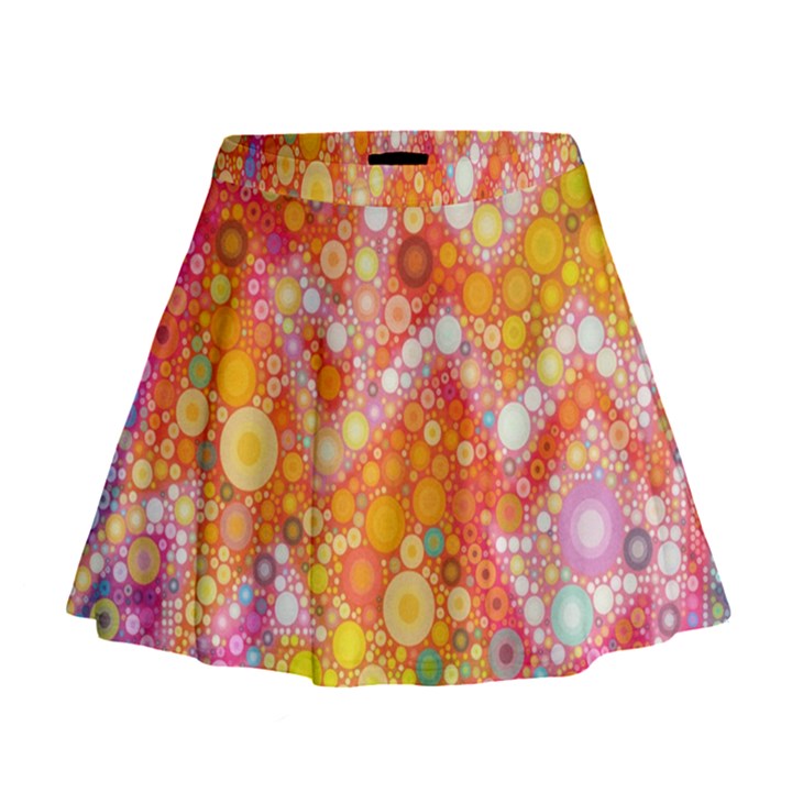 Sunshine Bubbles Mini Flare Skirt