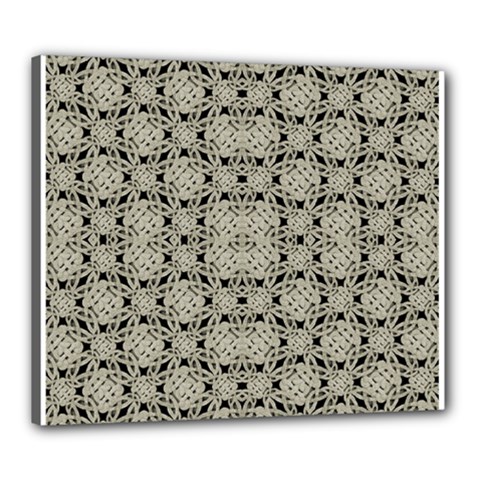 Interlace Arabesque Pattern Canvas 24  X 20  by dflcprints