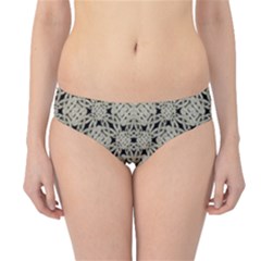 Interlace Arabesque Pattern Hipster Bikini Bottoms by dflcprintsclothing