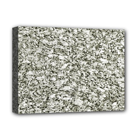 Black And White Abstract Texture Deluxe Canvas 16  X 12  