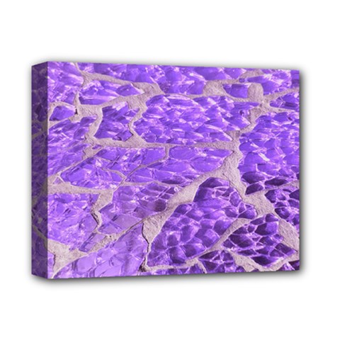 Festive Chic Purple Stone Glitter  Deluxe Canvas 14  x 11 