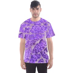 Festive Chic Purple Stone Glitter  Men s Sport Mesh Tee