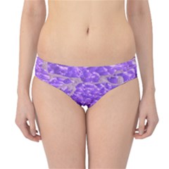 Festive Chic Purple Stone Glitter  Hipster Bikini Bottoms