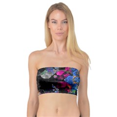 Stylized Geometric Floral Ornate Bandeau Top by dflcprintsclothing