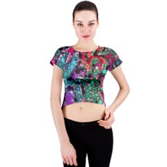 Bubble Chaos Crew Neck Crop Top by KirstenStar